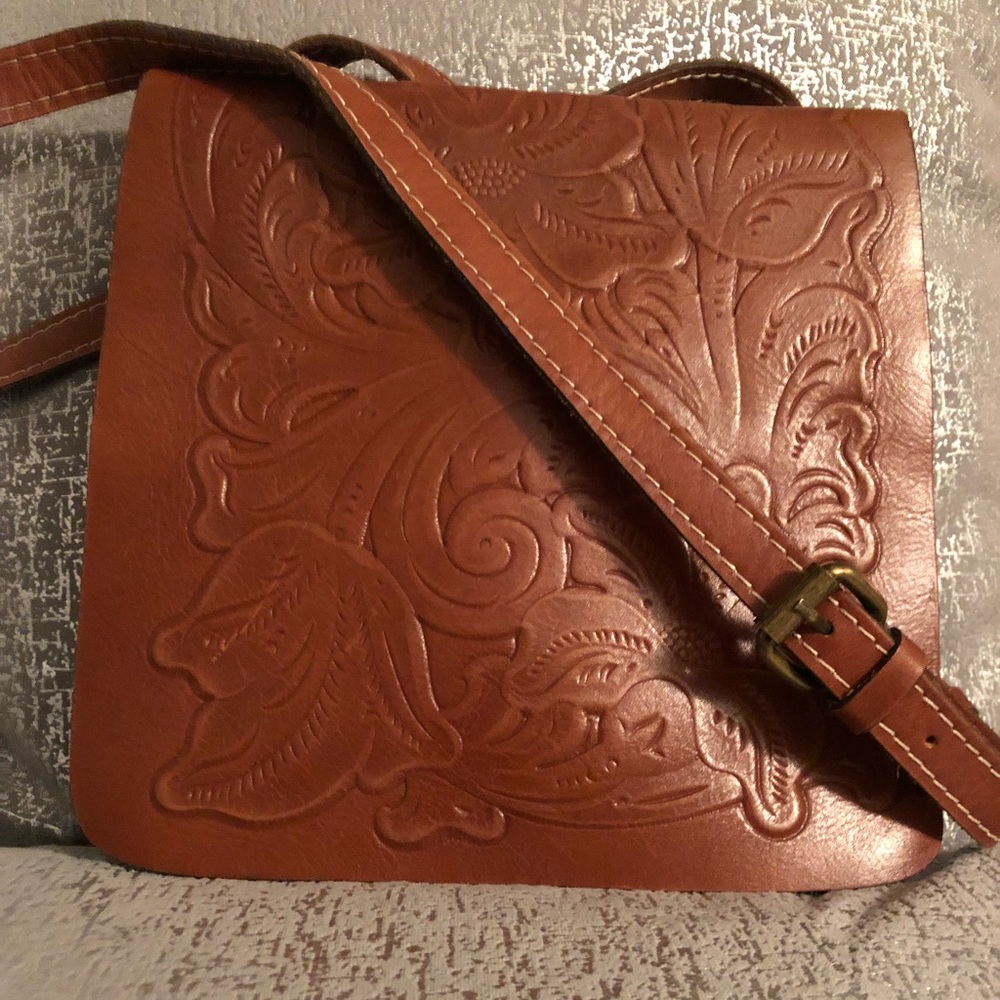 Tooled Leather Patricia Nash Crossbody